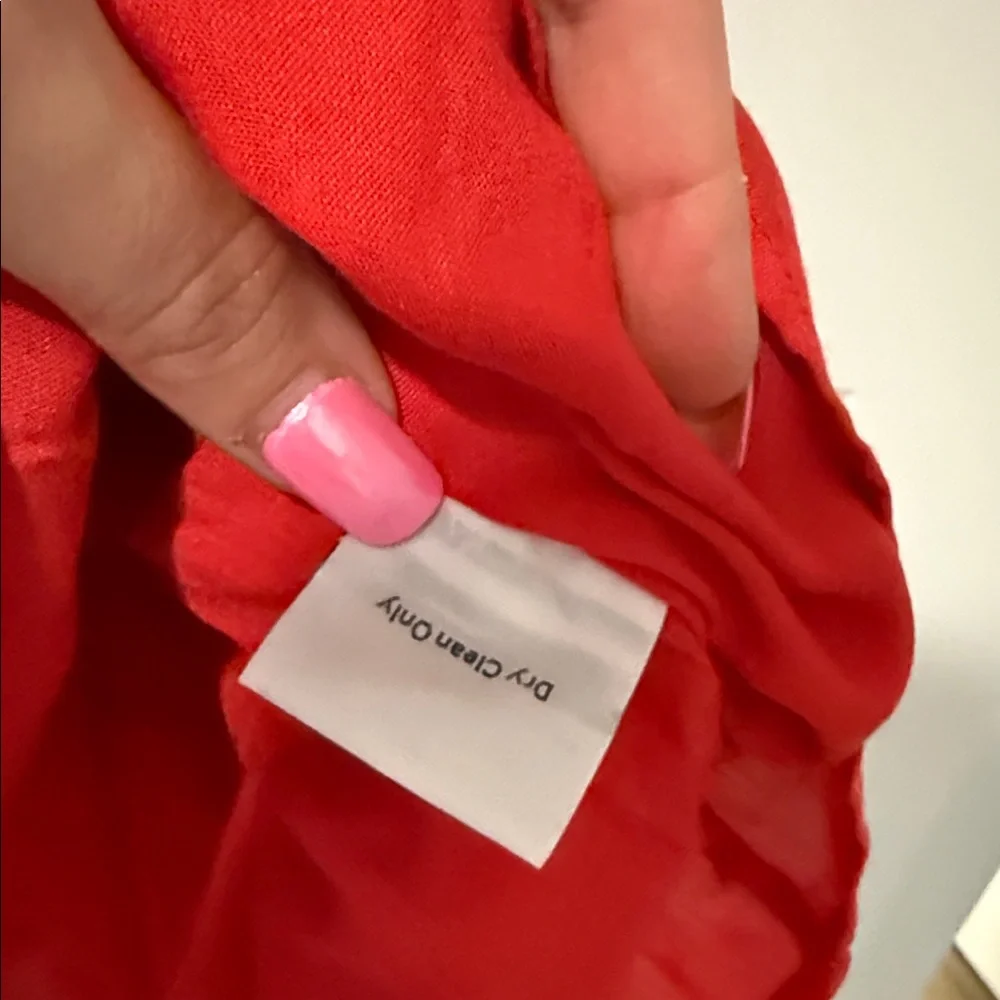 Chic Red Ruffle Mini Dress - Picture 6 of 8